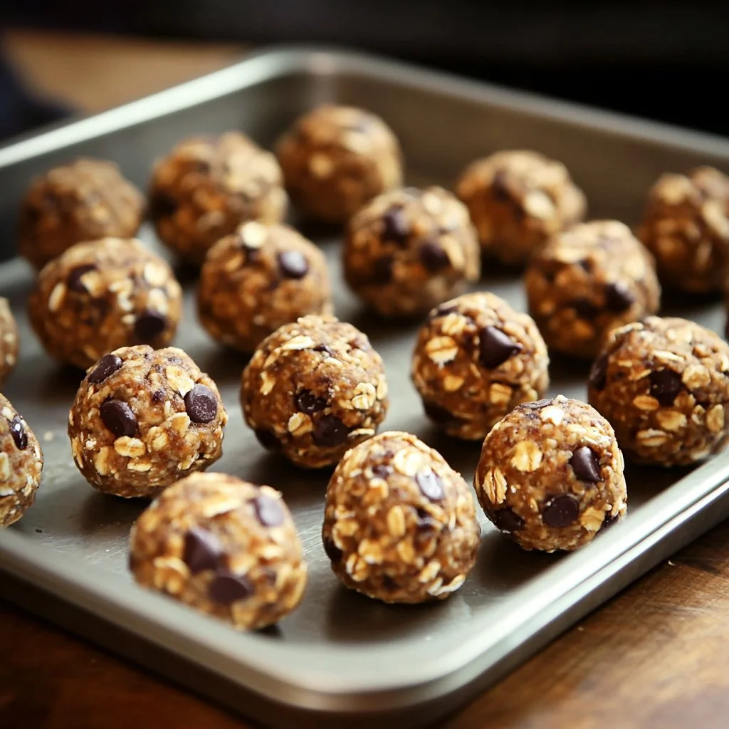 Palline Energetiche ai Datteri fatte in casa, snack salutare e nutriente.