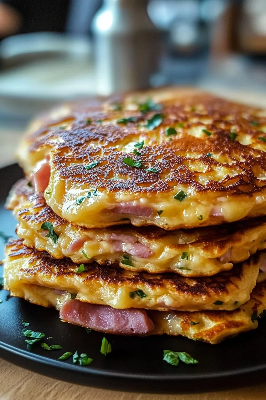 Pancake prosciutto formaggio gustosi