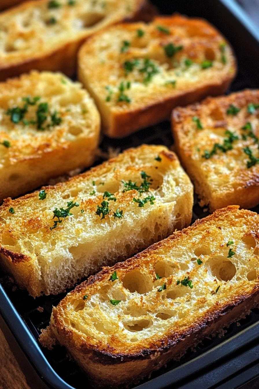 Pane all'aglio nell'Airfryer