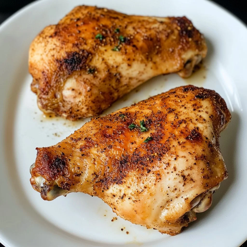 Petti di pollo teneri cucinati nella friggitrice ad aria