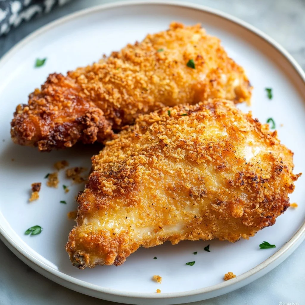Pollo fritto extra croccante preparato nell'air fryer
