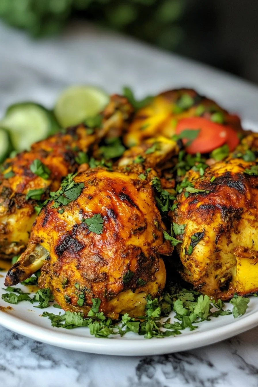 Pollo arrosto indiano nell'Airfryer