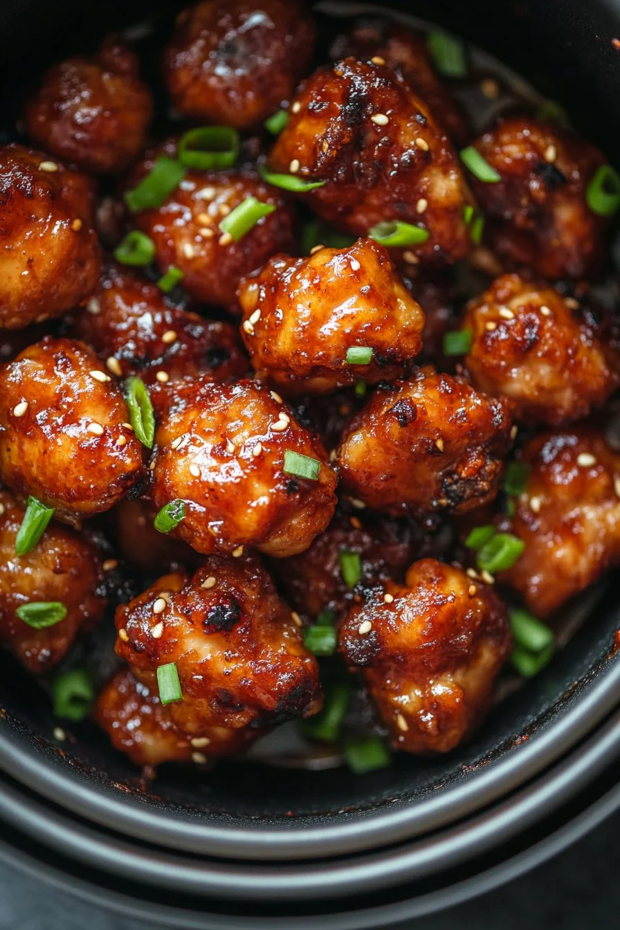 Pollo con salsa chili dolce