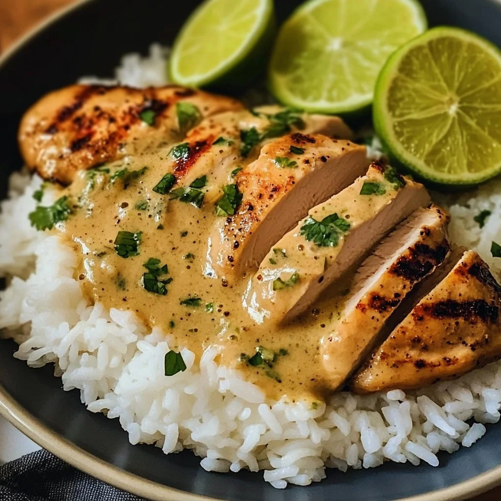 Pollo al cocco e lime, un piatto esotico pieno di sapore e freschezza.