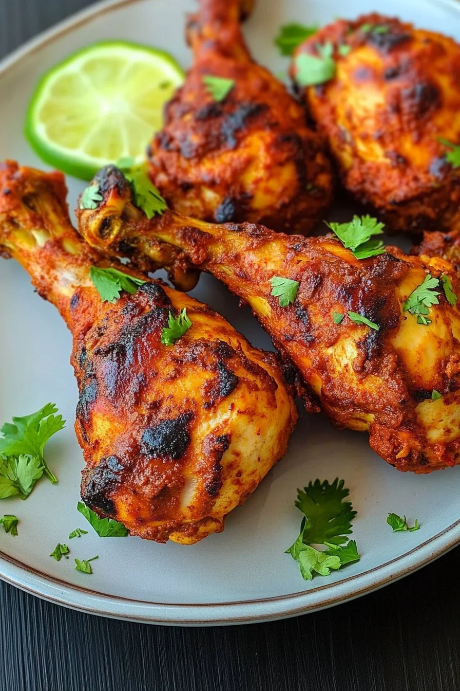 Ricetta di pollo tandoori nella friggitrice ad aria