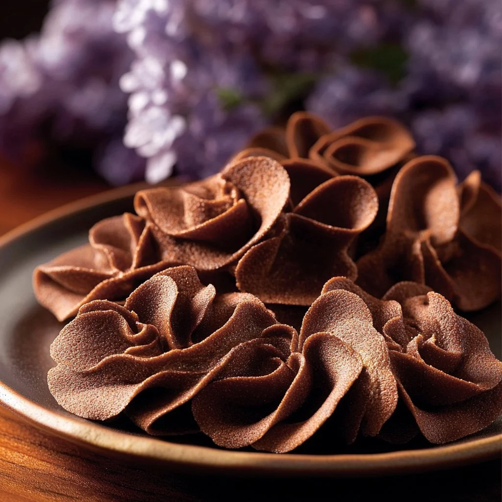 Rose di Sabbia al Cioccolato, dolce elegante e creativo con cioccolato