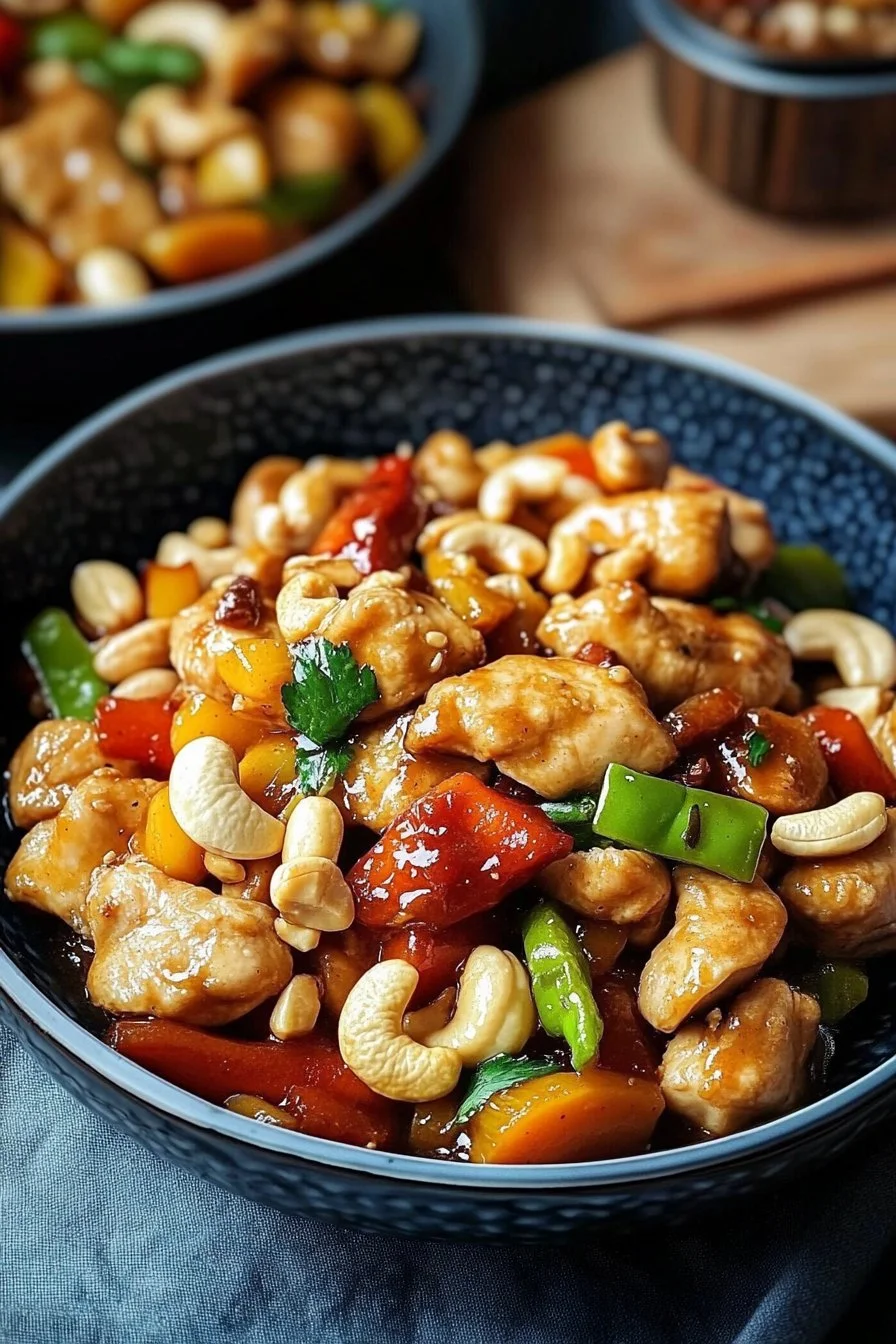 Sauté di Pollo con Anacardi e Spezie Dolci
