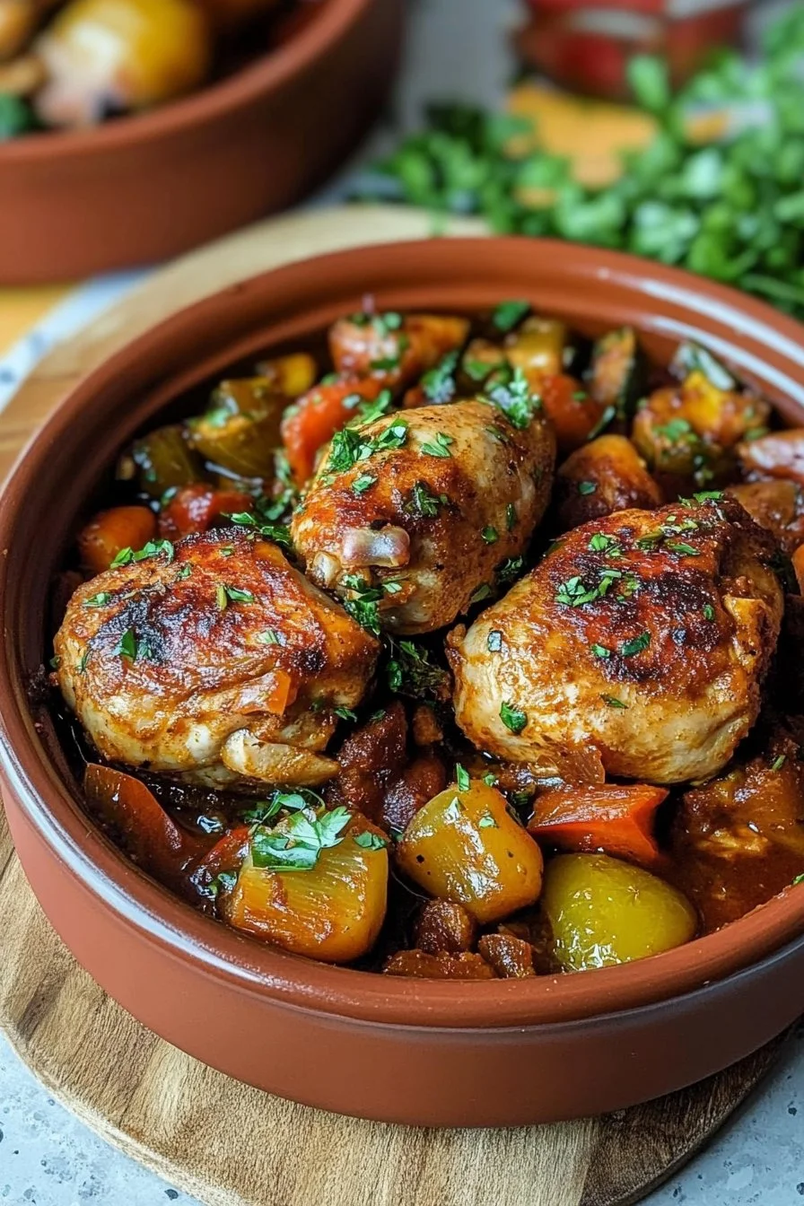Tajine di Pollo alle Spezie