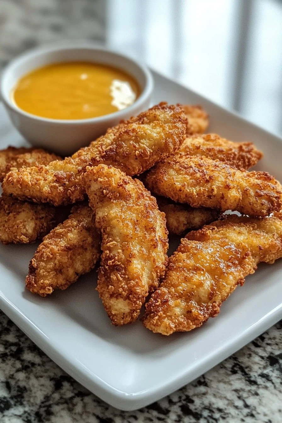 Tenders di pollo croccanti con Airfryer