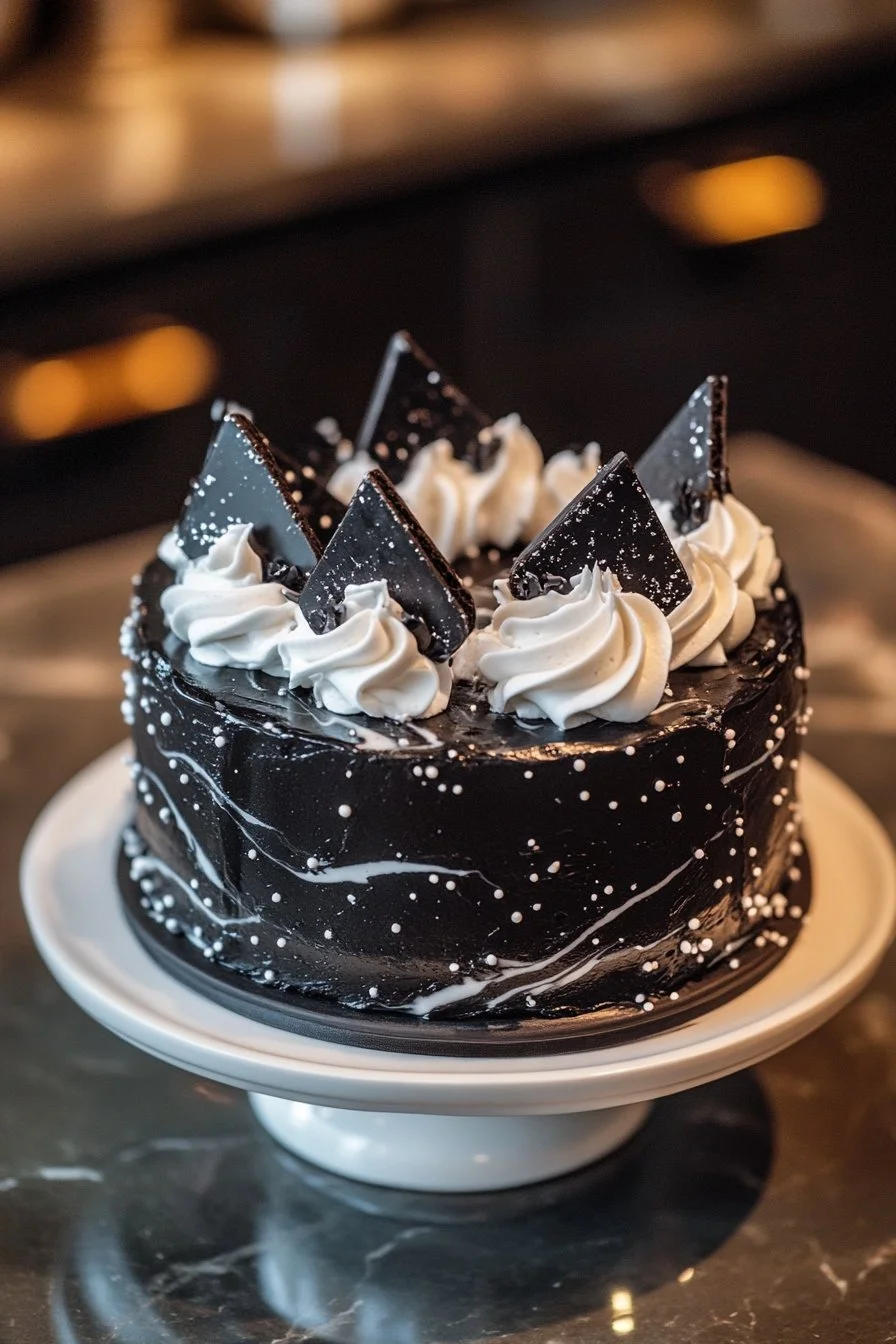 Torta al burro di marmo nero