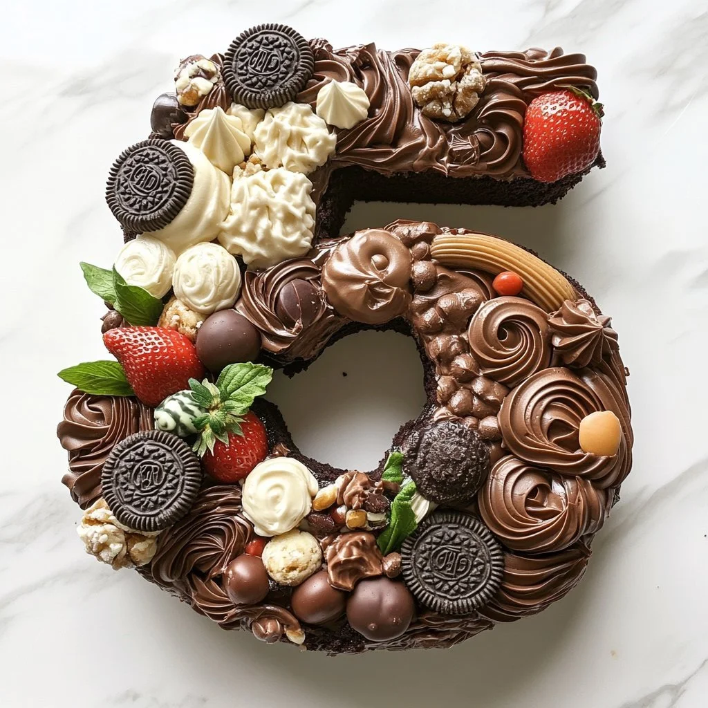 Torta al cioccolato decorata con cioccolato fuso e frutti di bosco.