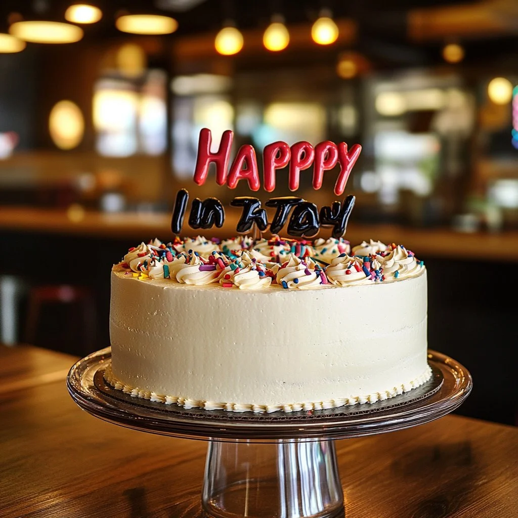 Torta di compleanno decorata con cioccolato e frutti freschi
