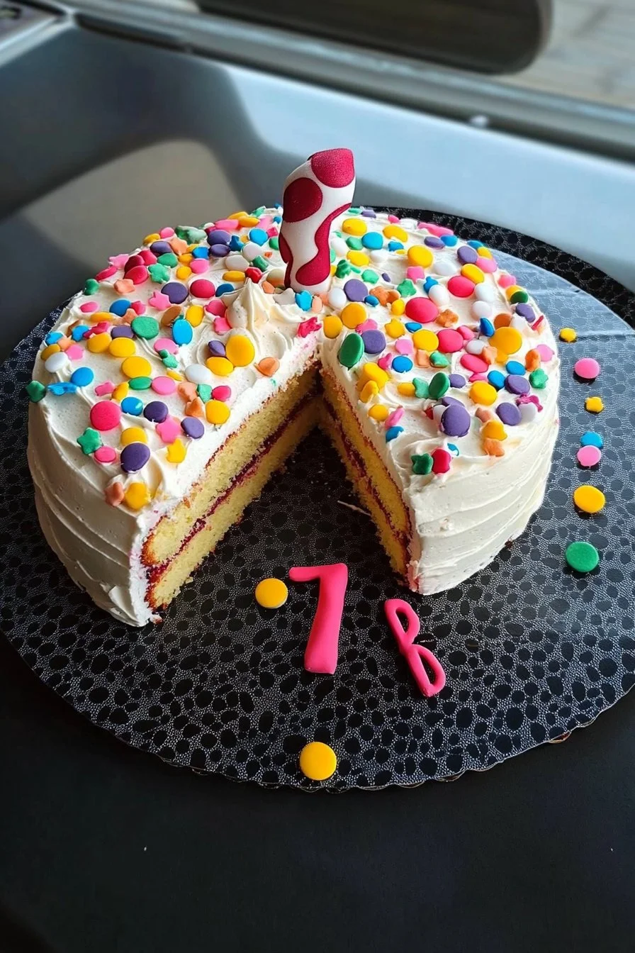 Torta di compleanno a forma di auto