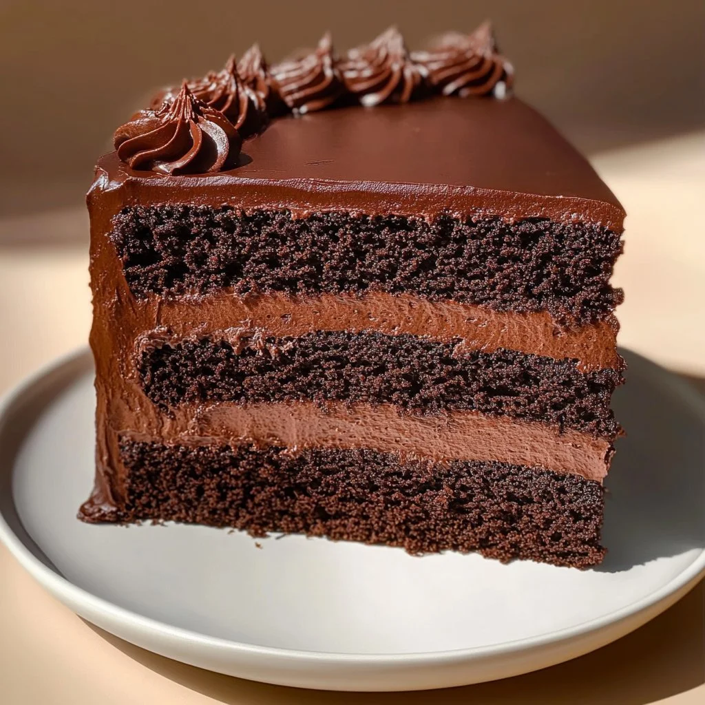 Torta di compleanno al cioccolato decorata con rose di crema