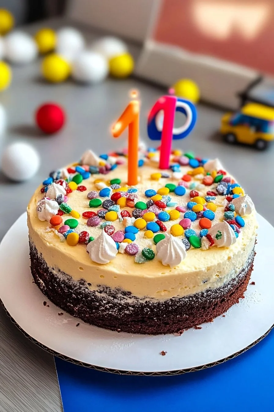 Torta di compleanno festiva