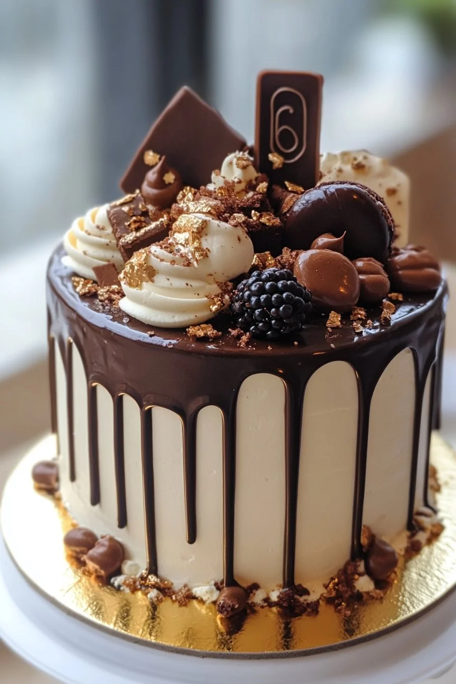 Torta di compleanno per 60 anni