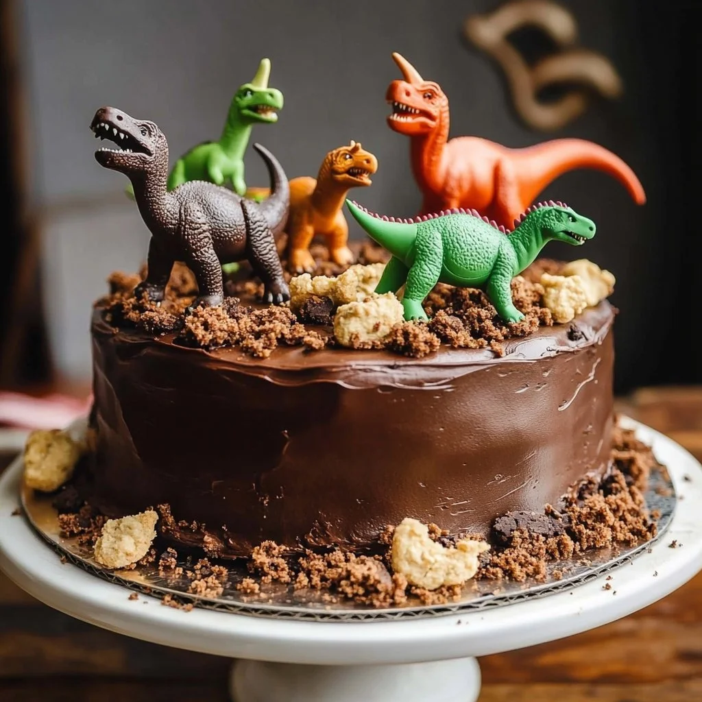 Deliziosa torta di compleanno per bambini con decorazioni colorate
