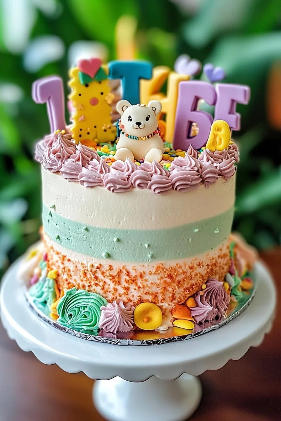 Torta di Compleanno per il Primo Compleanno del Tuo Bambino