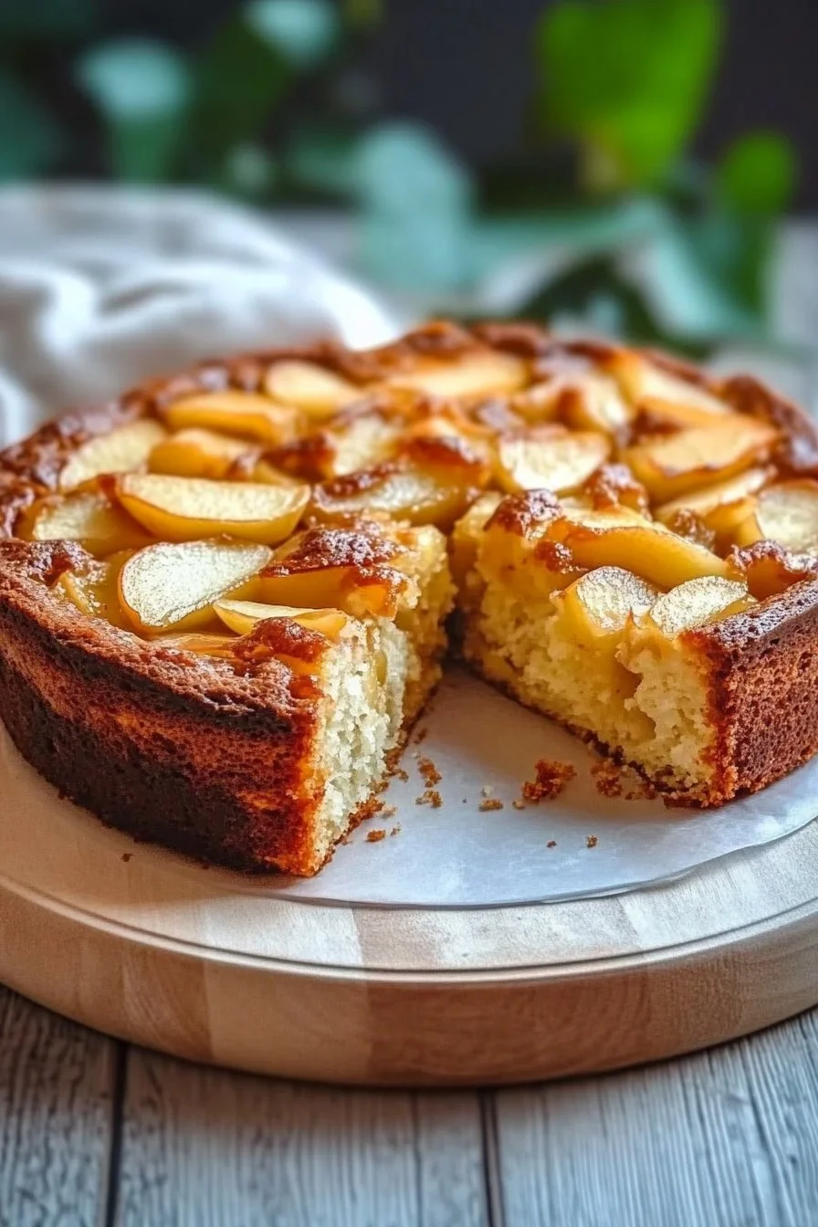 Torta di mele senza zucchero né burro