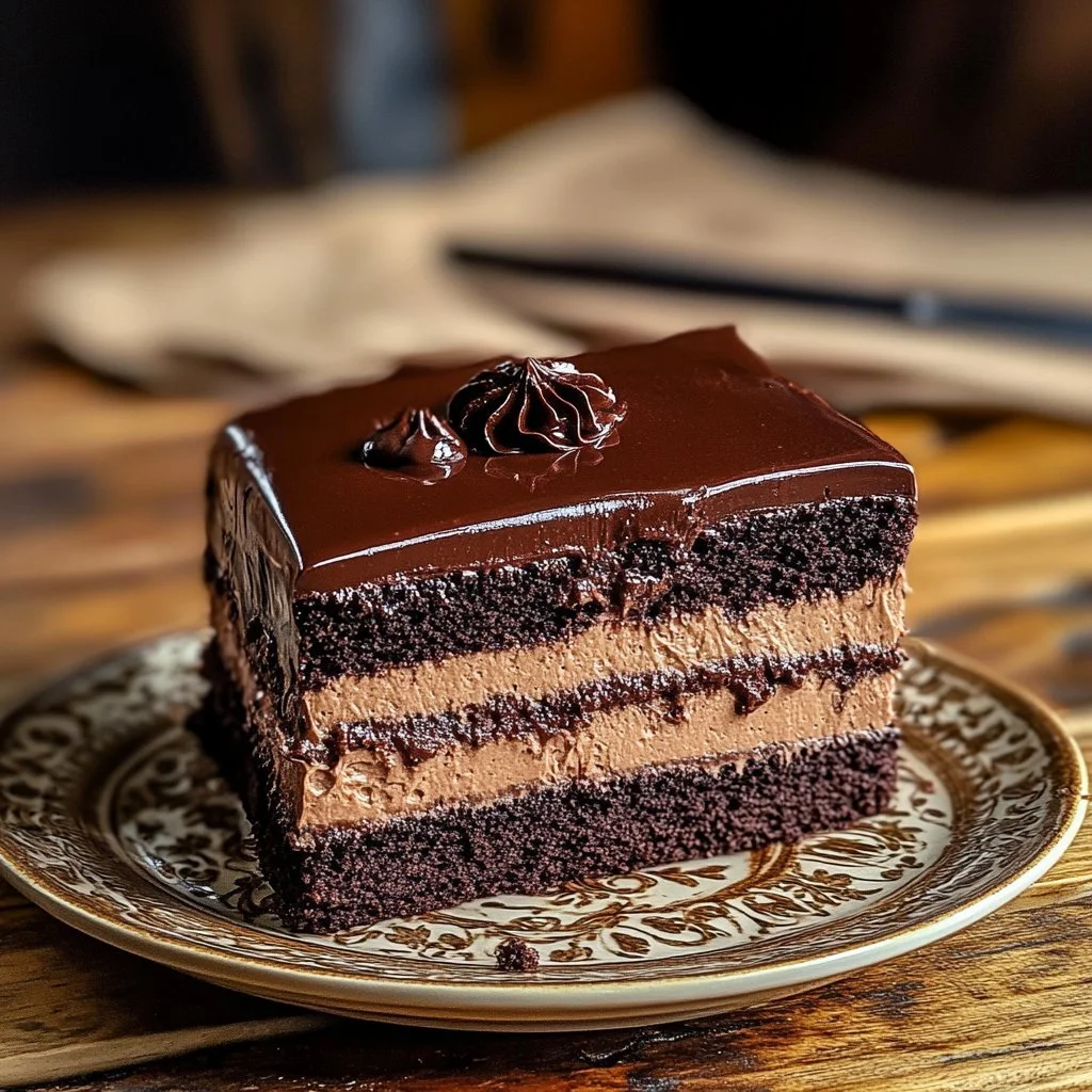 Torta fondente al cioccolato e mascarpone perfetta per dessert