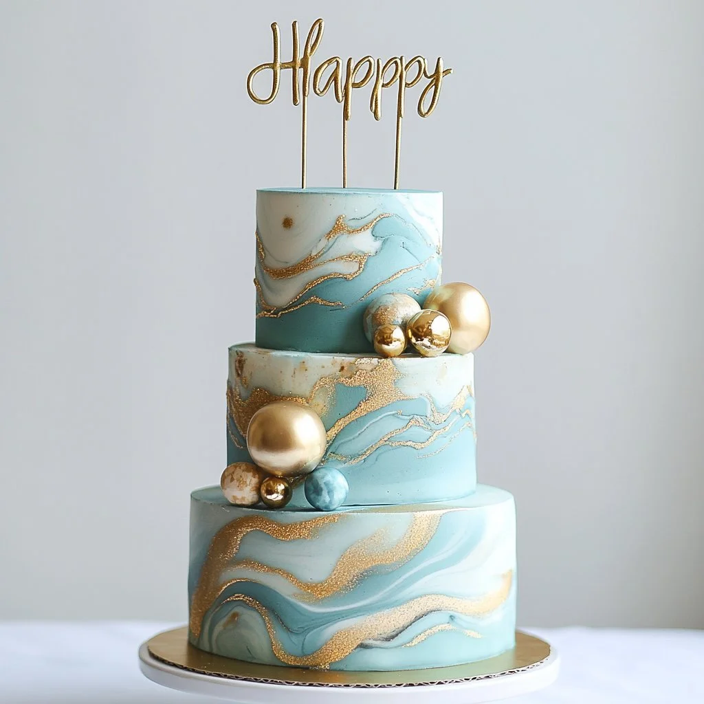 Torta incrociata per uomini con ingredienti freschi e decorazioni