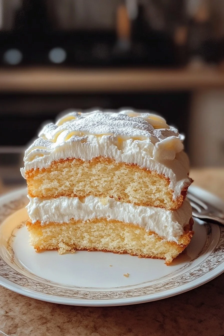 Torta leggera e soffice