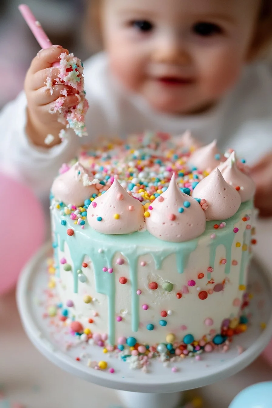 Torta Schiacciata per Bambino di 1 Anno