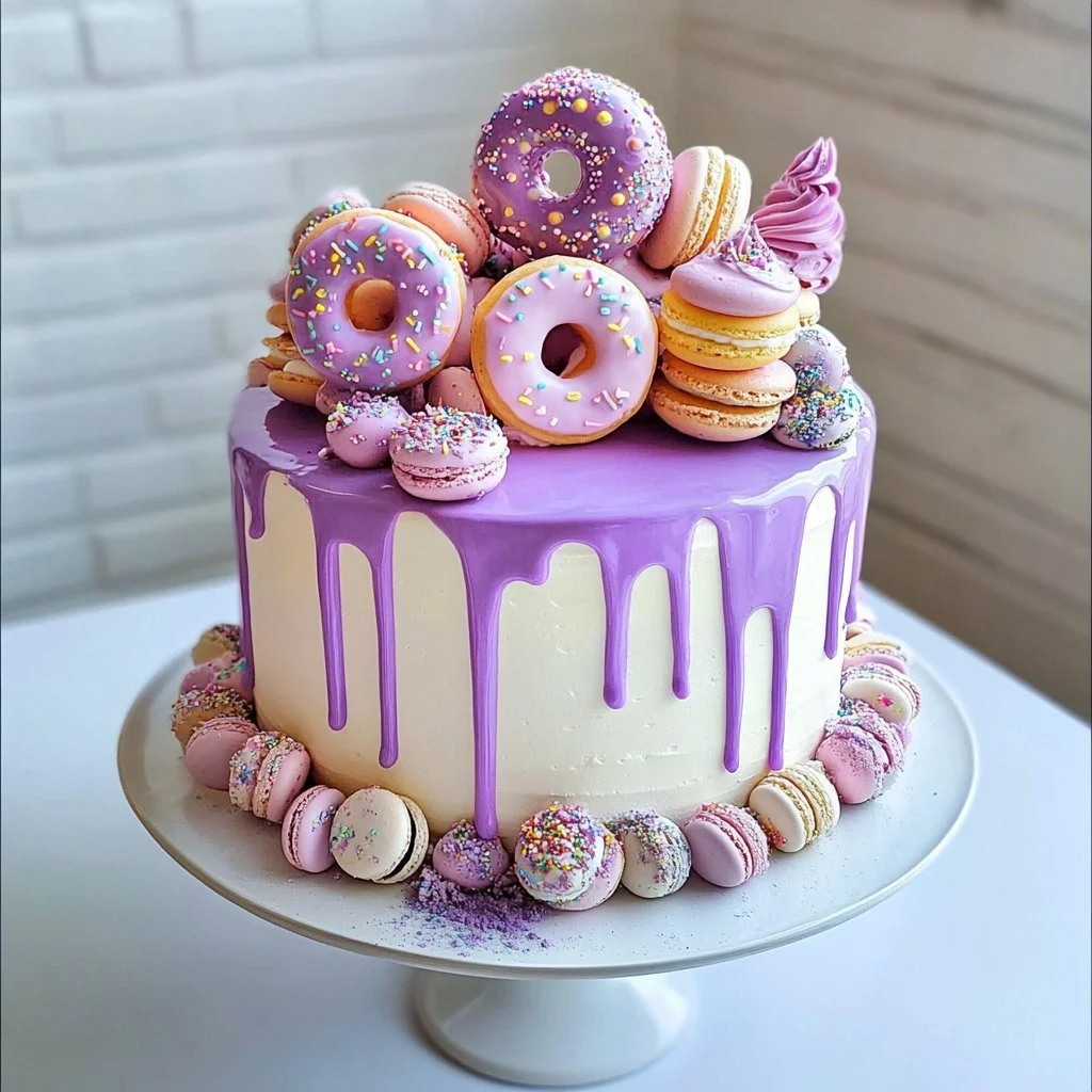 Torta tematica tre toni decorata in modo elaborato per feste e celebrazioni.
