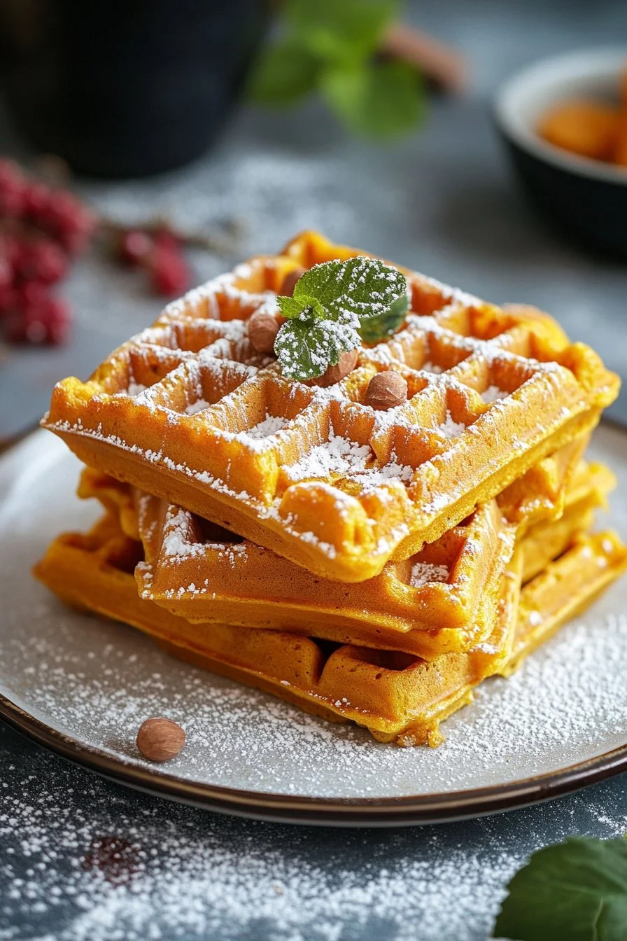 Waffle di Patate Dolci
