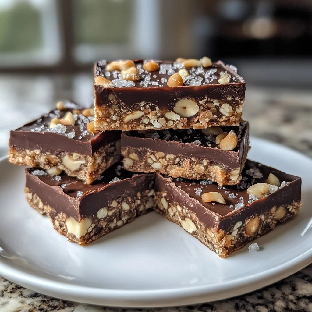 Barrette di noci al cioccolato fondente e sale marino, uno snack sano e gustoso