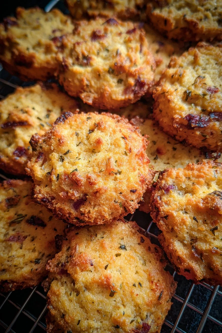 Biscotti Salati al Parmigiano e Prosciutto
