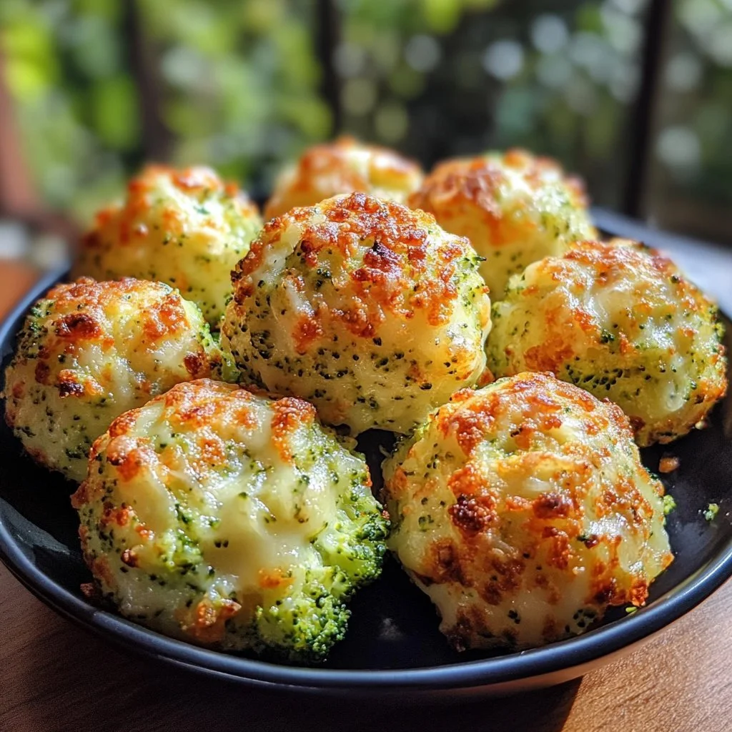 Bocconcini di Broccoli al Formaggio pronti da servire