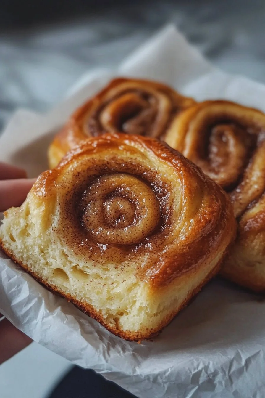 Brioche arrotolata alla cannella