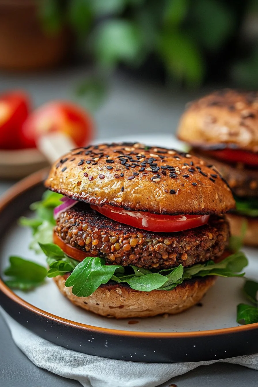 Burger di lenticchie facili