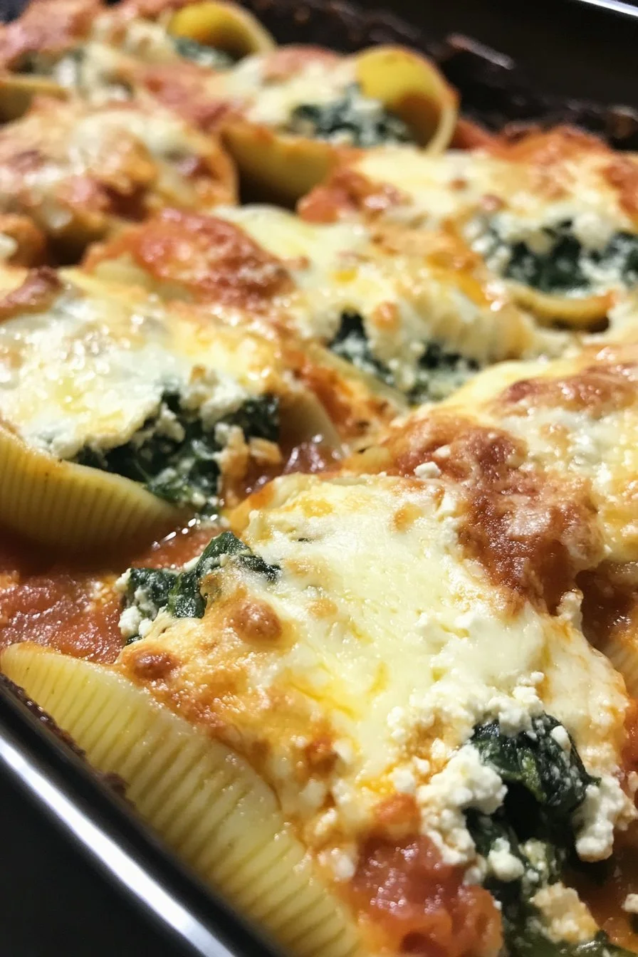 Capesante ripiene di spinaci e ricotta