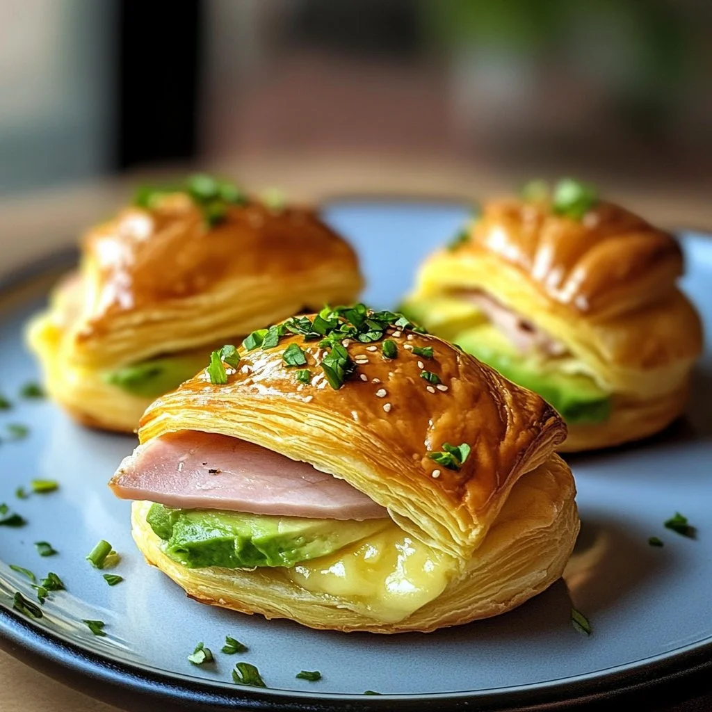 Choux Salati con Avocado e Prosciutto