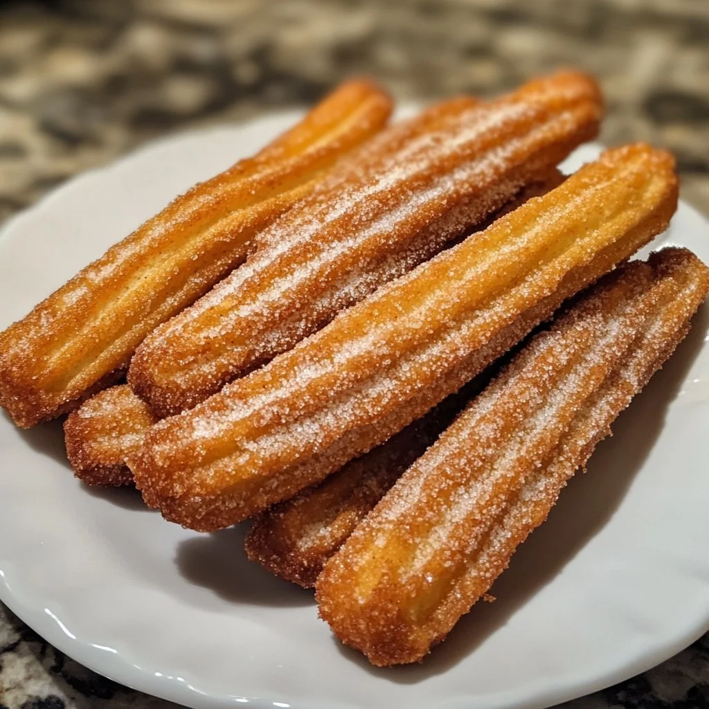 Churros sani preparati nella friggitrice ad aria