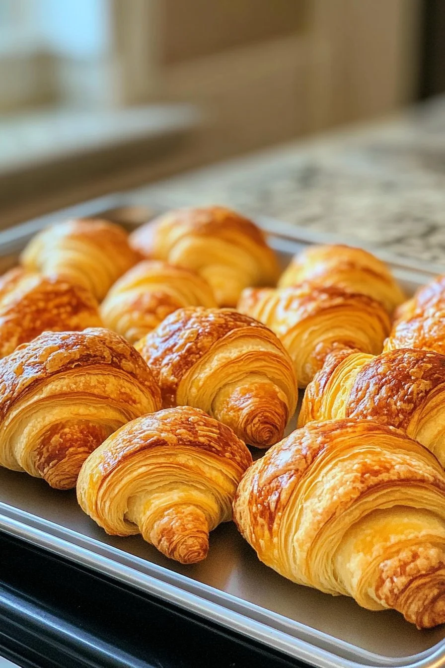 Croissant sfogliati da aperitivo