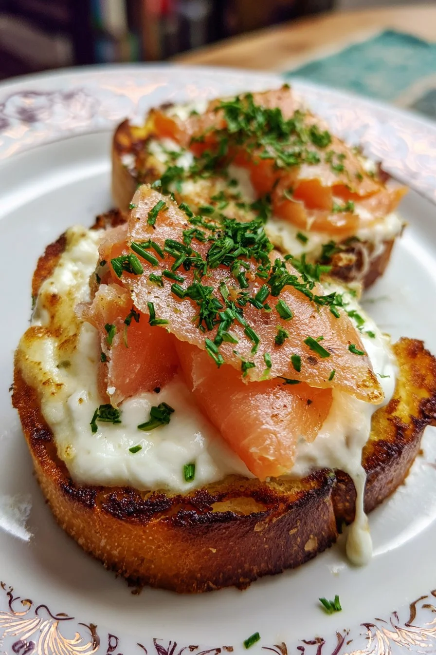 Croque-Monsieur Salmone & Boursin