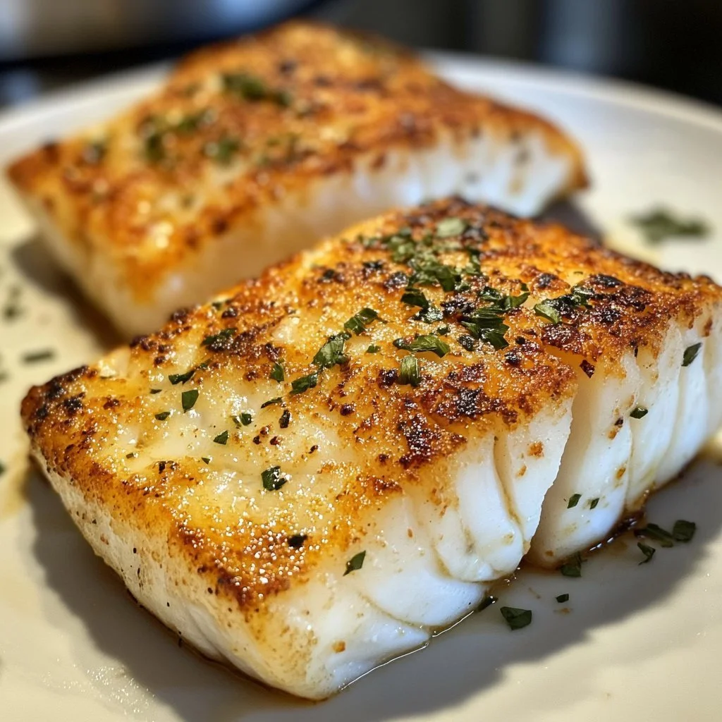 Filetti di merluzzo cucinati nell'airfryer, piatto sano e saporito