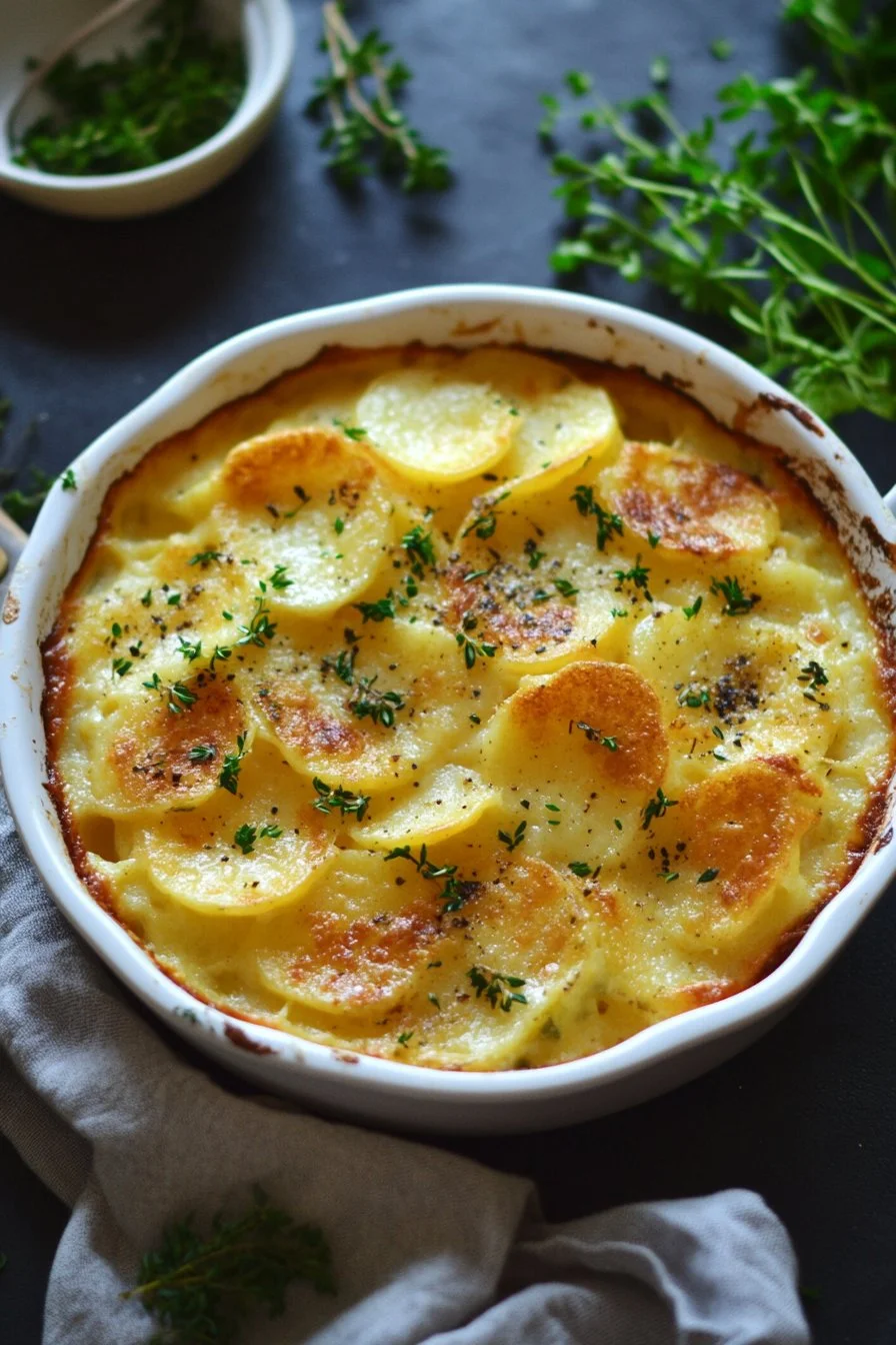 Gratin Dauphinois al Airfryer