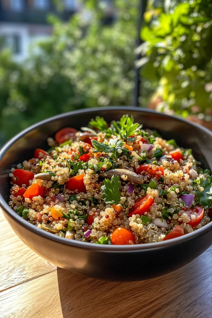 Insalata di quinoa con sardine facile