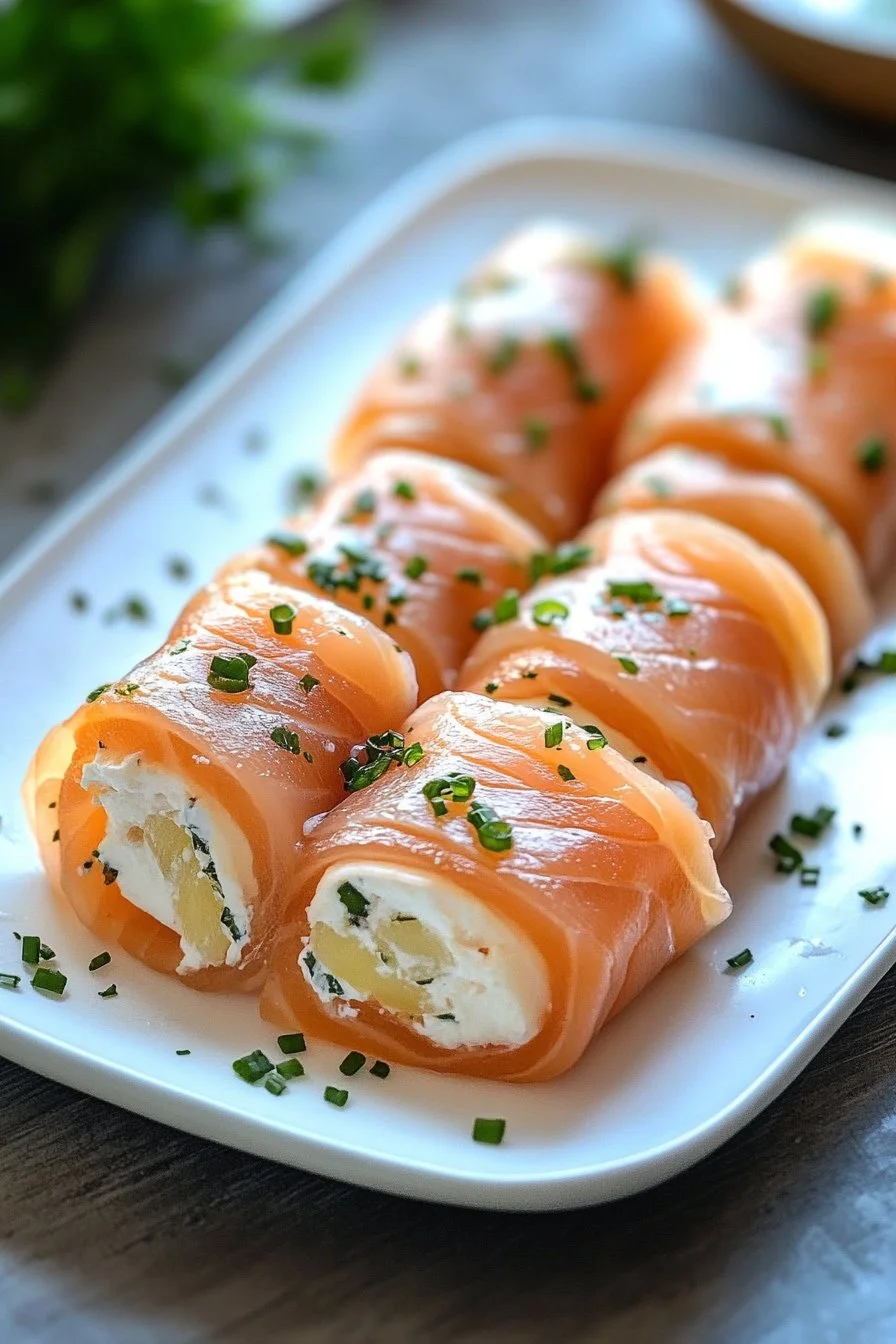 Involtini di Salmone Affumicato