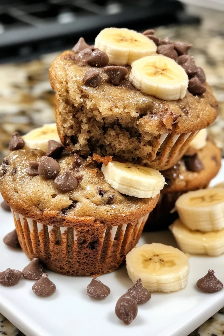Muffin proteici alla banana