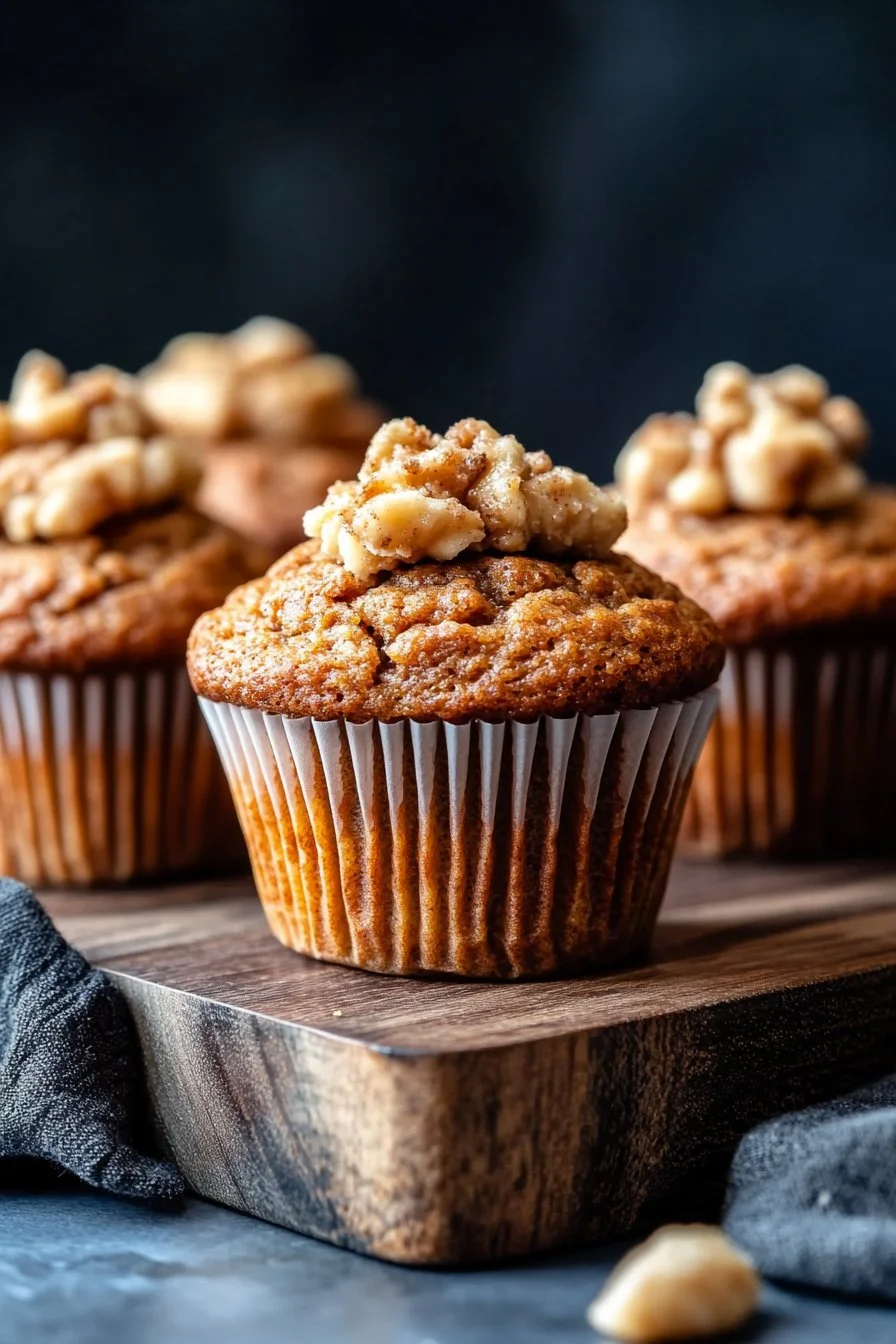 Muffins alla banana e burro di arachidi