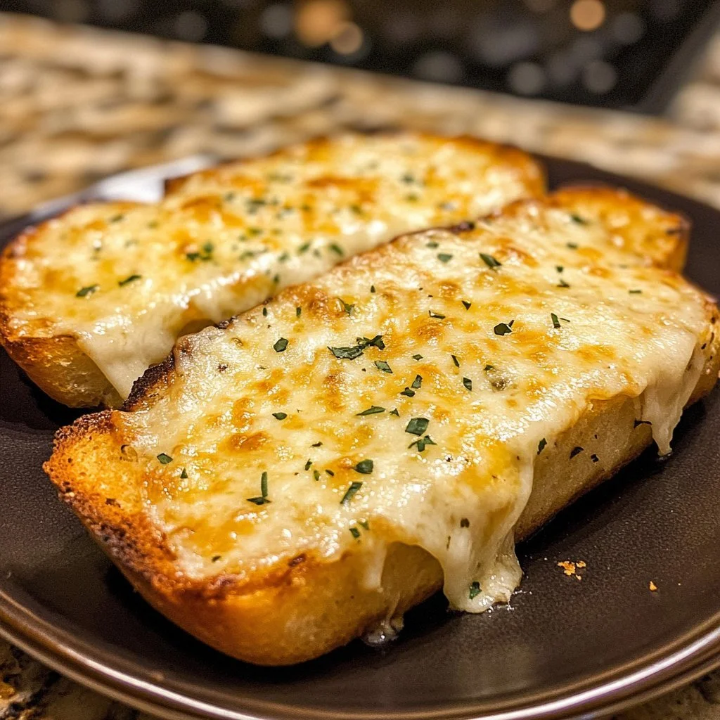 Pane all'aglio in tortilla con formaggio cucinato nella friggitrice ad aria