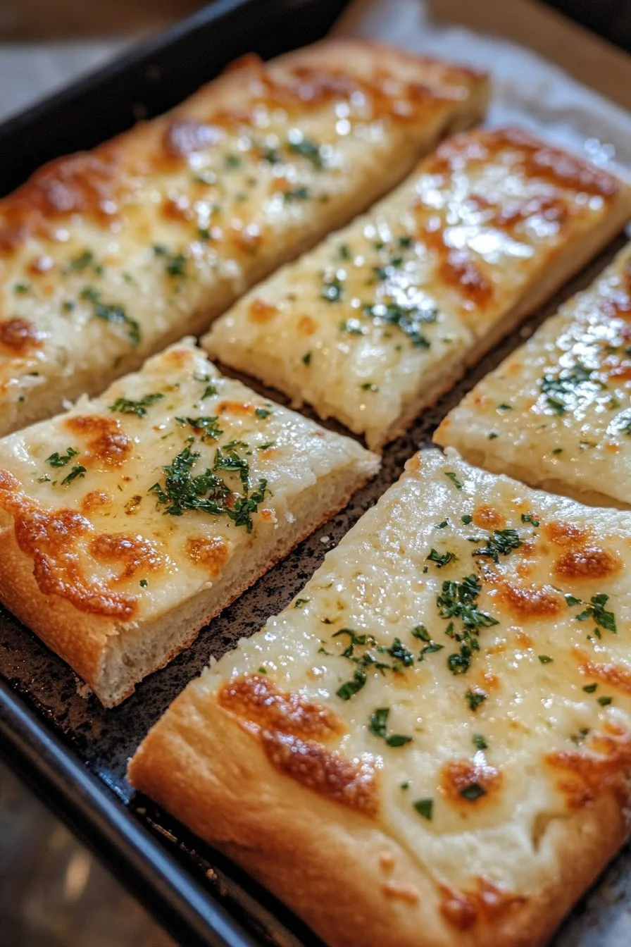 Pane all'aglio in tortilla con formaggio nella friggitrice ad aria