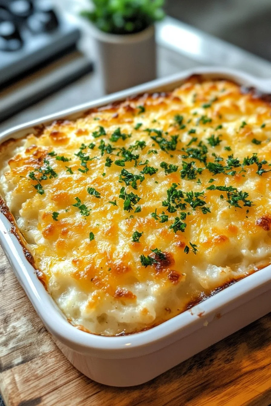 Patate al formaggio cotte due volte