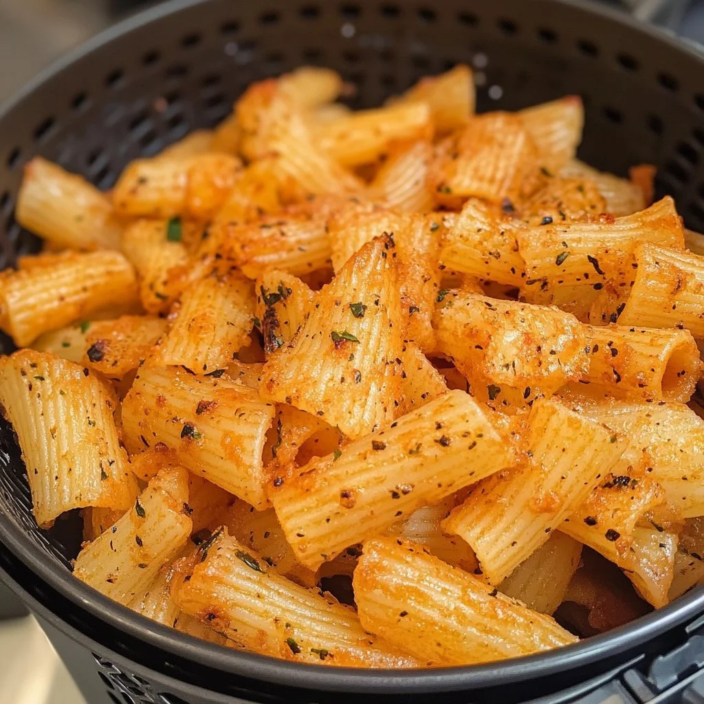 Patatine di pasta croccanti preparate con friggitrice ad aria