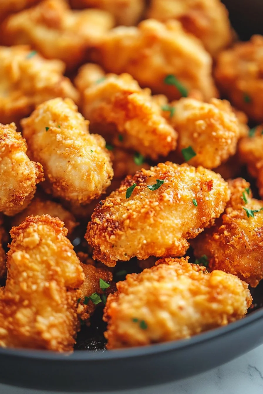 Pollo Popcorn nella Friggitrice ad Aria